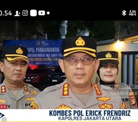 Polres Metro Jakarta Utara Gelar Patroli Dialogis Malam Takbir Idul Adha 1447 H