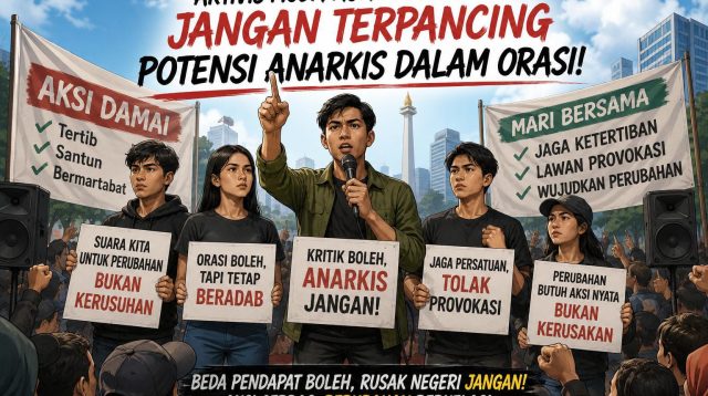 Kelompok Aktivis Pemuda Mengajak Masyarakat Waspada terhadap Potensi Tindakan Anarkis