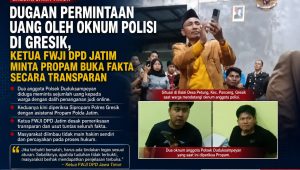 Dugaan Permintaan Uang oleh Oknum Polisi di Gresik, Ketua FWJI DPD Jatim Minta Propam Buka Fakta