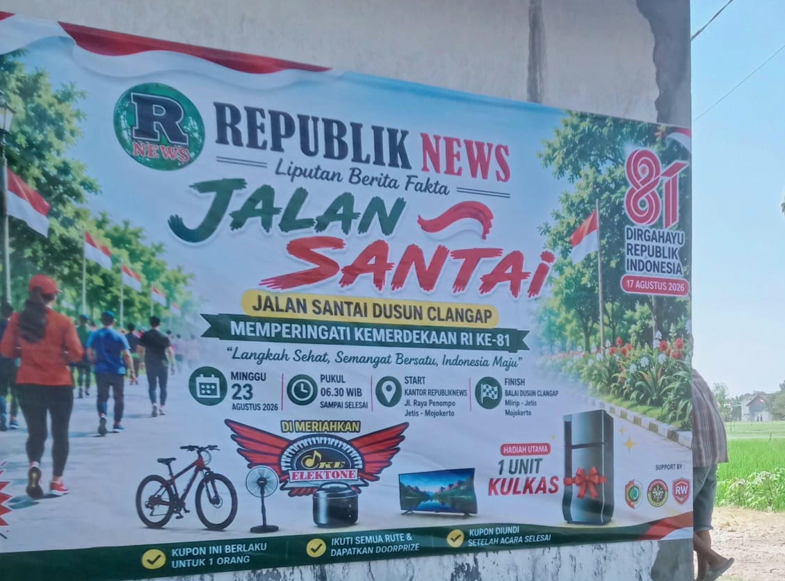 Launching Kantor Baru, RNews dan Sekretariat FWJI Jatim Gelar Jalan Santai Dengan Puluhan Hadiah Menarik