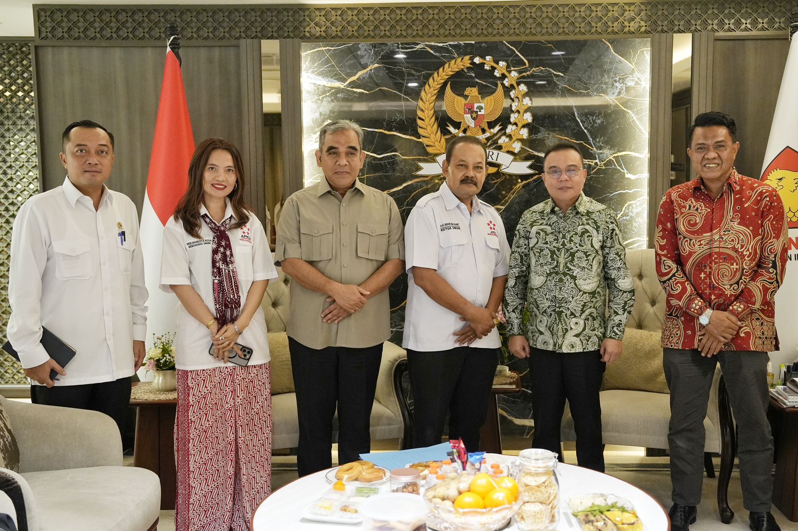 Logo APKLI MERAH PUTIH Dapat Restu Sufmi Dasco Ahmad, Ketua Umum: Spirit Sukseskan Program Unggulan Prabowo