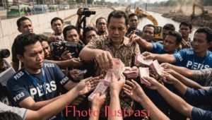 Dugaan Penyelewengan Proyek Saluran Air / Normalisasi Kali dan Betonisasi di Desa Pangkalan, Teluknaga – Banten, Warga Soroti Oknum Wartawan yang Terima Uang