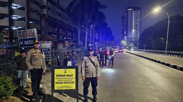 Tekan Potensi Kejahatan Jalanan, Polsek Kemayoran Gelar Operasi Stasioner Dikawasan Strategis