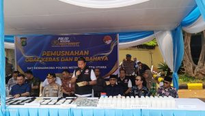 Polres Jakarta Utara Musnahkan Ribuan Obat Keras dan Berbahaya